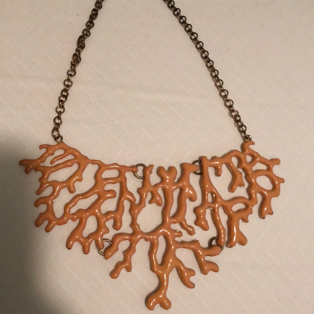 Coral Statement Necklace